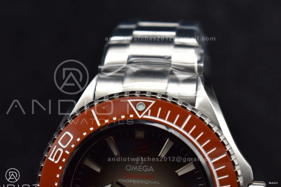 Edition Dial TF Ultra on A2824 Deep Seamaster Orange Gray Bezel SS Bracelet Ceramic 6000M Best 1:1 SS 1219